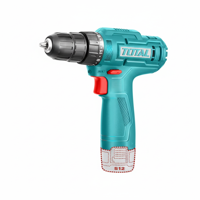 طقم دريل 12 فولت مع 89 قطعة من TOTAL