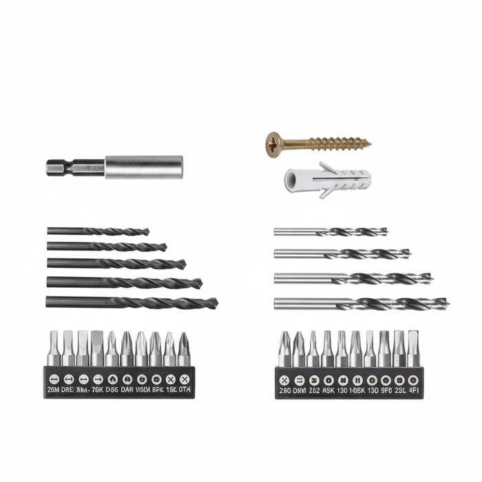 طقم دريل 12 فولت مع 89 قطعة من TOTAL