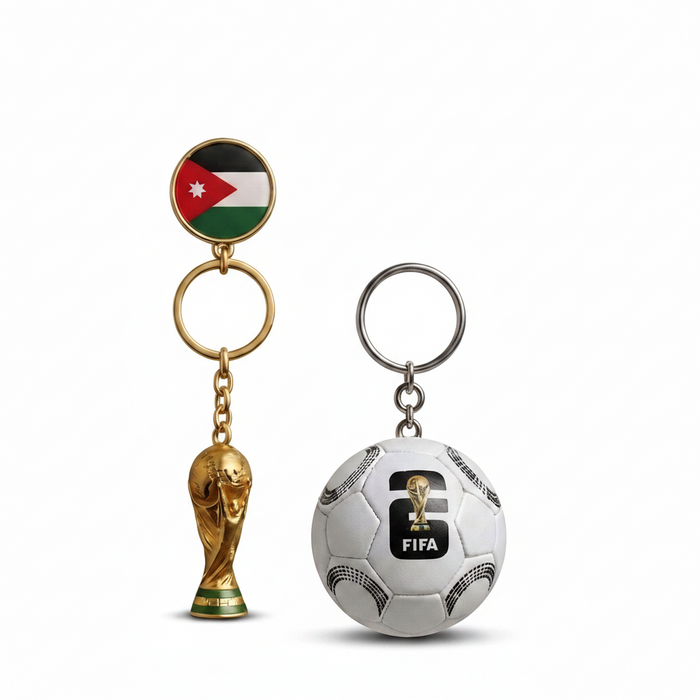 بكج منتخب الأردن لكأس العالم خمس قطع تذكارية وحماسية لدعم النشامى