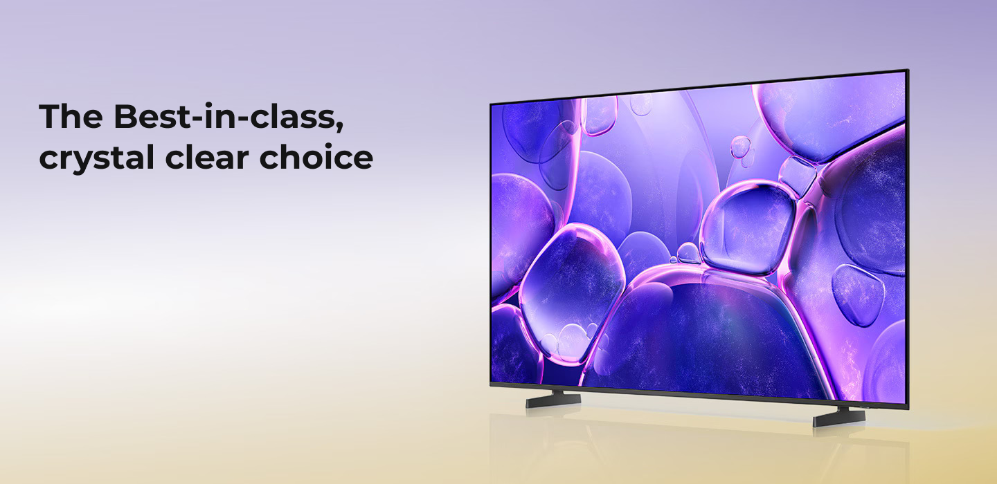 تلفزيون سامسونج الذكي LED 65 بوصة Crystal 4K بنظام Tizen