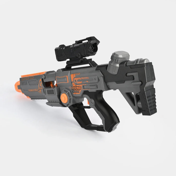 مسدس بالنيون مع 40 رصاصة و30 غلاف، مزود ببطارية 7.4 فولت. من Blaze Storm