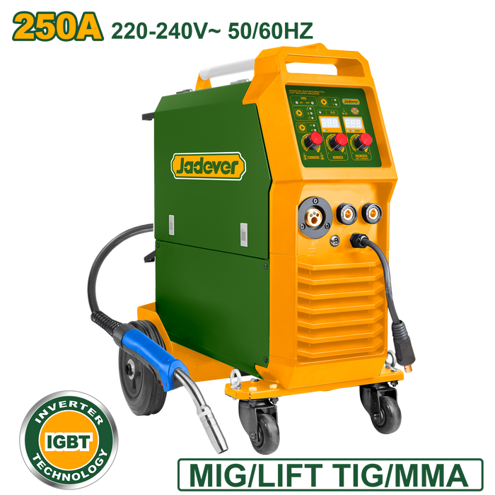 ماكنة لحام MIG/MMA/Lift TIG متعددة العمليات 250 أمبير من جادايفر