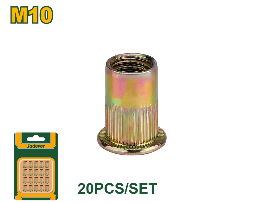 طقم صواميل التثبيت (20 قطعة متوفرة بأحجام متعددة) من JADEVER