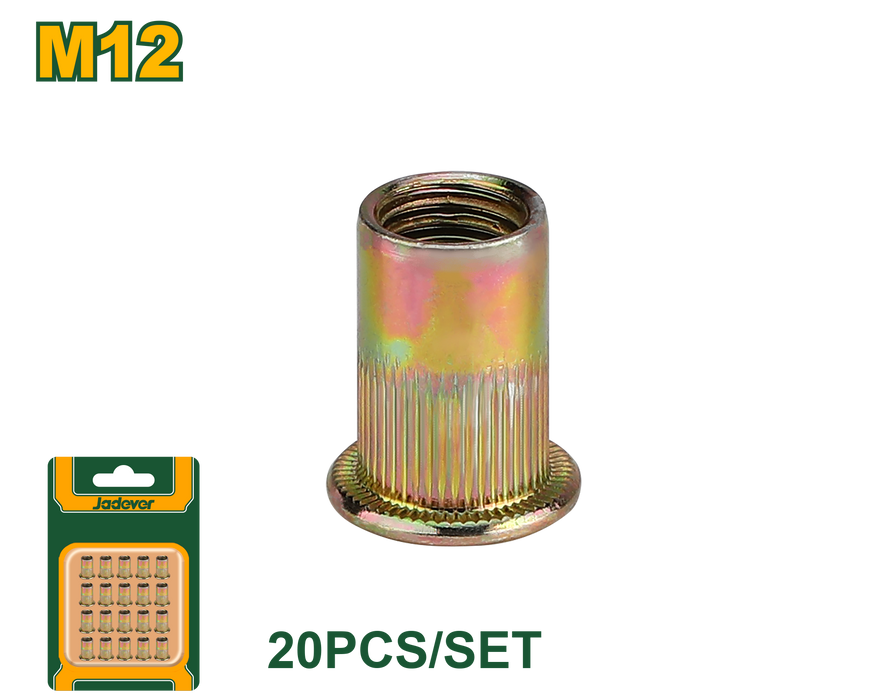 طقم صواميل التثبيت (20 قطعة متوفرة بأحجام متعددة) من JADEVER