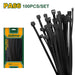 Jadever JDTEB525048 Cable ties كيبل تاي اسود 250*4.8 ملم