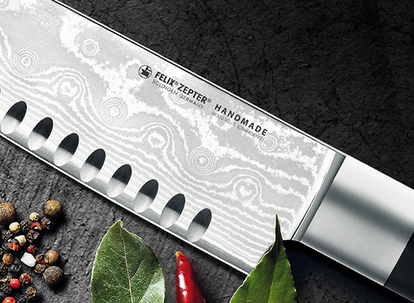 سكين المطبخ سانتوكو من فيليكس ZEPTER - صناعة ألمانية