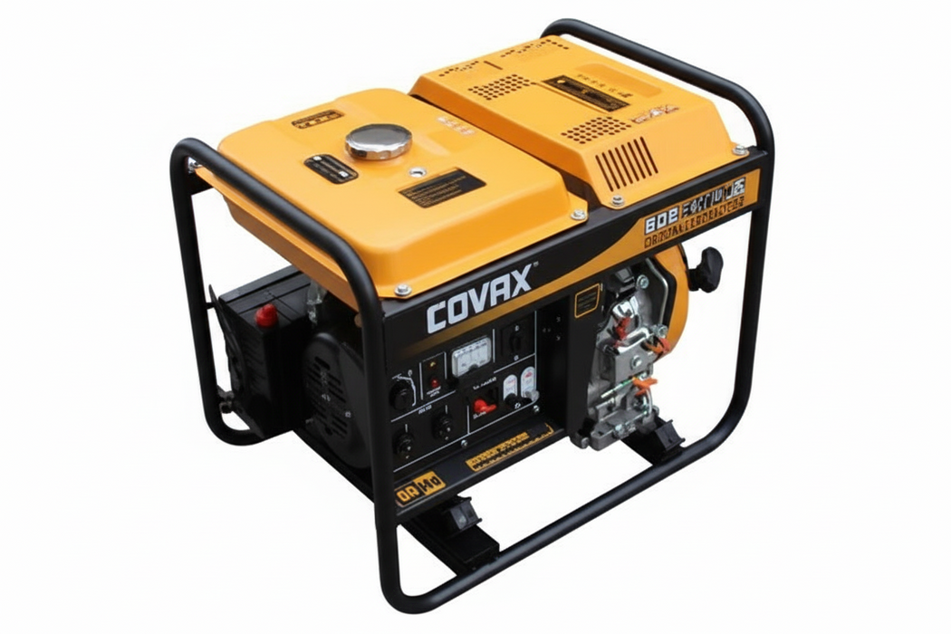 مولد ديزل كوفاكس 3.3 كيلو واط 1 فاز ملف نحاس 100% نظام AVR نوع مفتوح