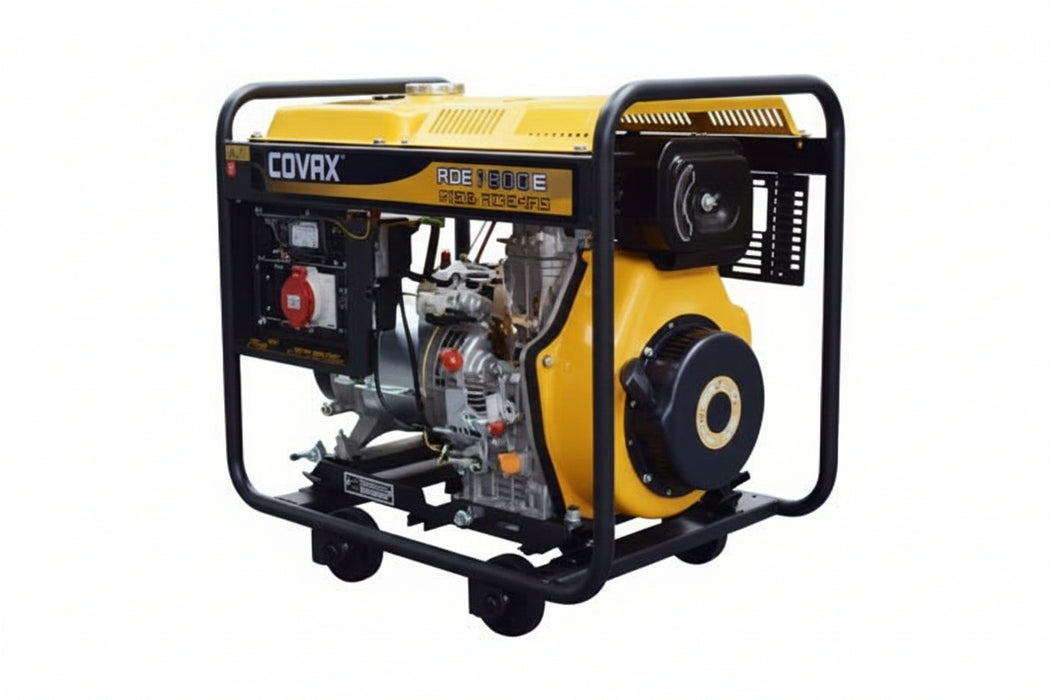 مولد ديزل كوفاكس 5.5 كيلو واط 3 فاز ملف نحاس 100% نظام AVR نوع مفتوح