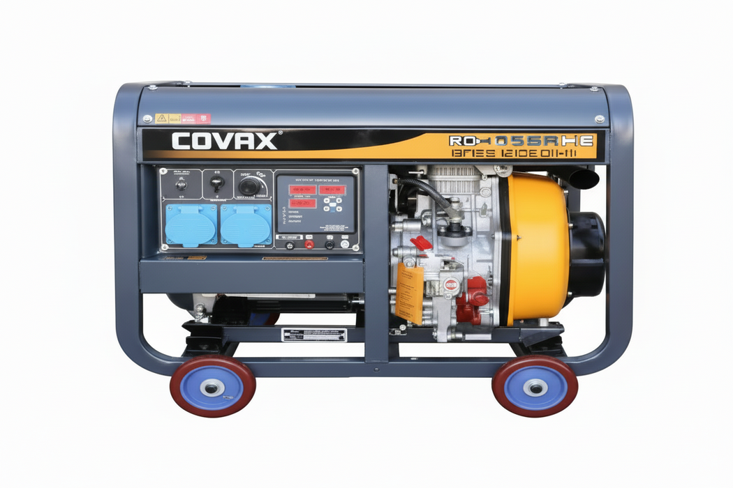 مولد ديزل كوفاكس 8.5 كيلو واط 3 فاز  ملف نحاس 100% بنظام AVR متطور