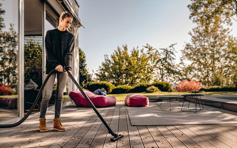 مكنسة برميل كارشر الجاف والرطب بقوة 1000 واط 17 لتر بخاصية النفخ