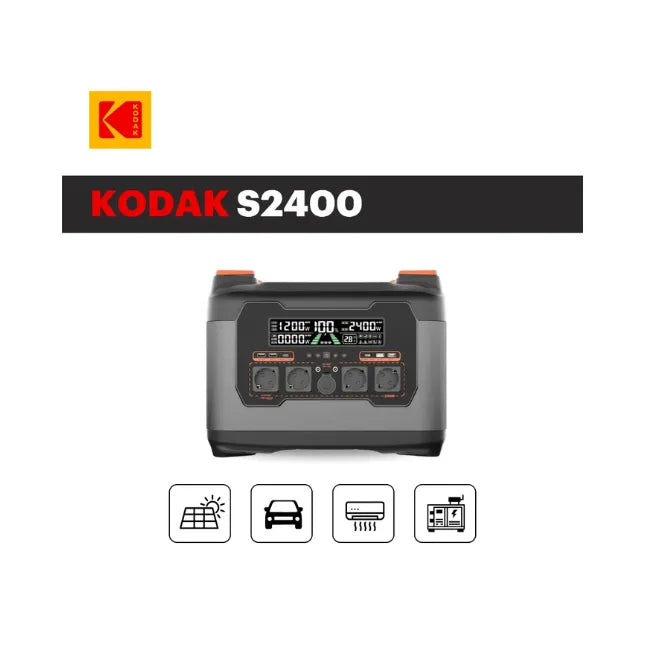 محطة طاقة محمولة كوداك S2400 بقوة 2400 واط وسعة 2047.5 واط في الساعة إصدار عملاق