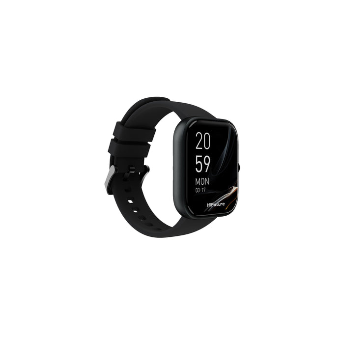 ساعة ذكية فيت (Fit) شاشة 1.85 بوصة وبطارية حتى 7 أيام مقاومة للماء من HiFuture