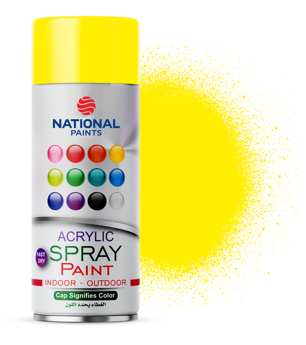 Yellow spray paint - National 