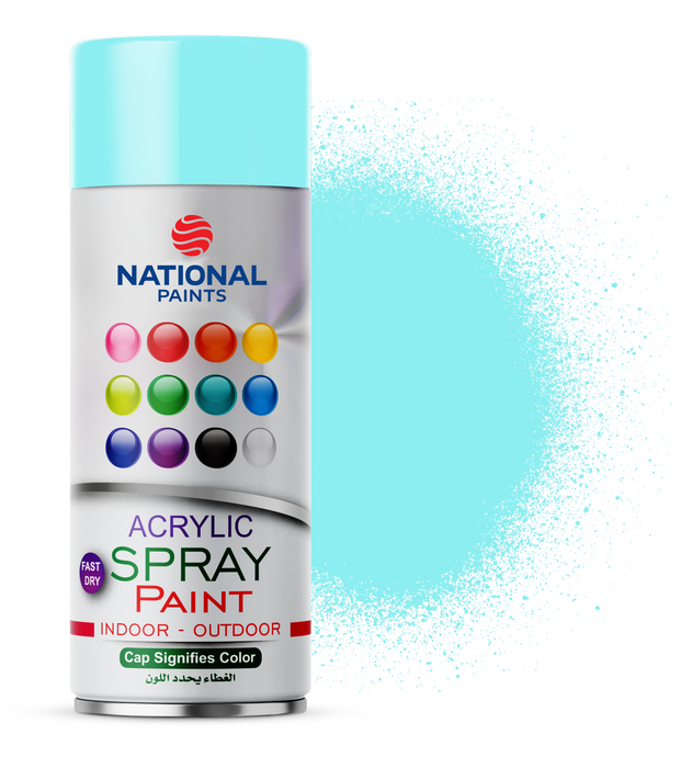 Light blue spray paint - National 