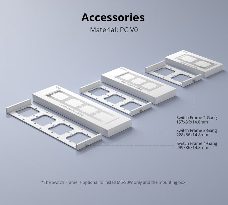 مفتاح الحائط الذكي SwitchMan-M5 Matter أبيض مع دعم Alexa وGoogle Home من sonoff