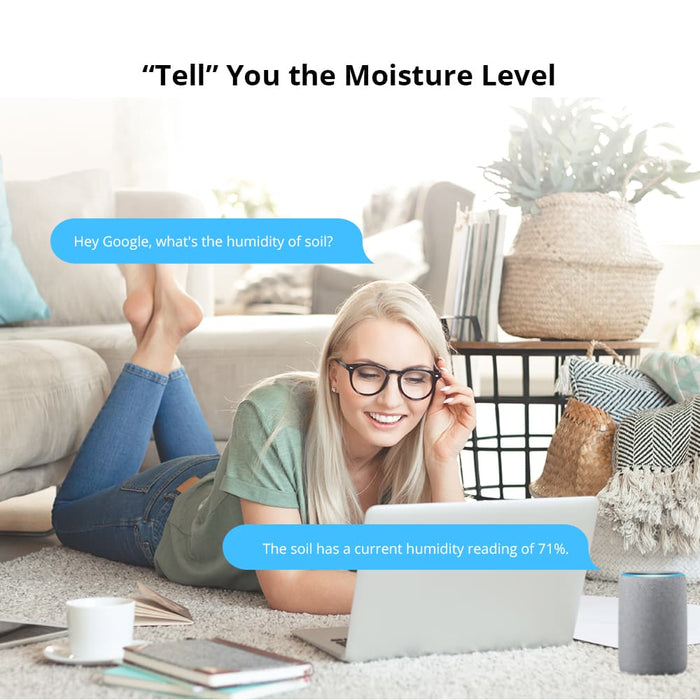 حساس رطوبة التربة الذكي MS01 بدقة عالية ومقاوم للماء IP55 من sonoff