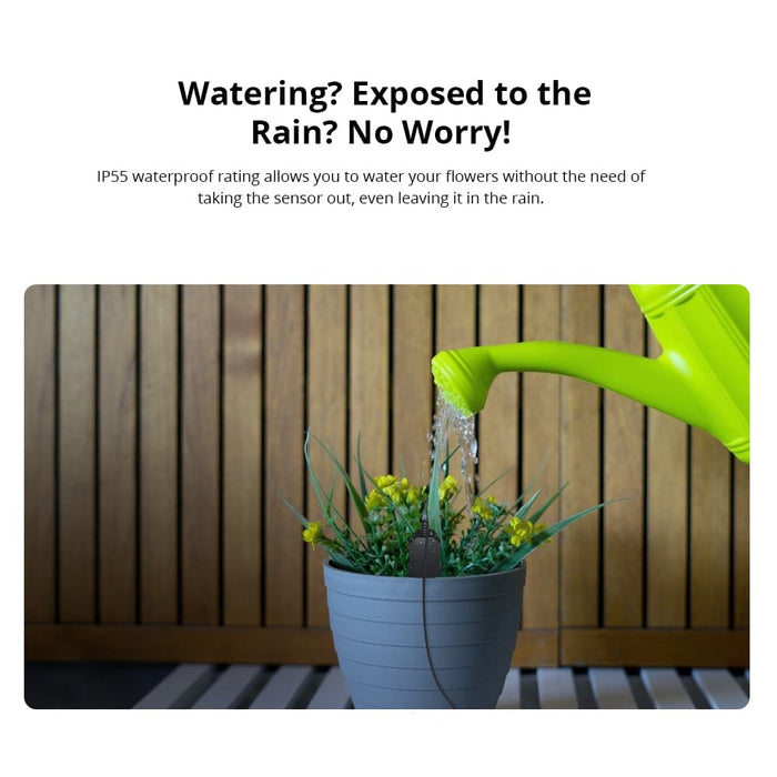 حساس رطوبة التربة الذكي MS01 بدقة عالية ومقاوم للماء IP55 من sonoff