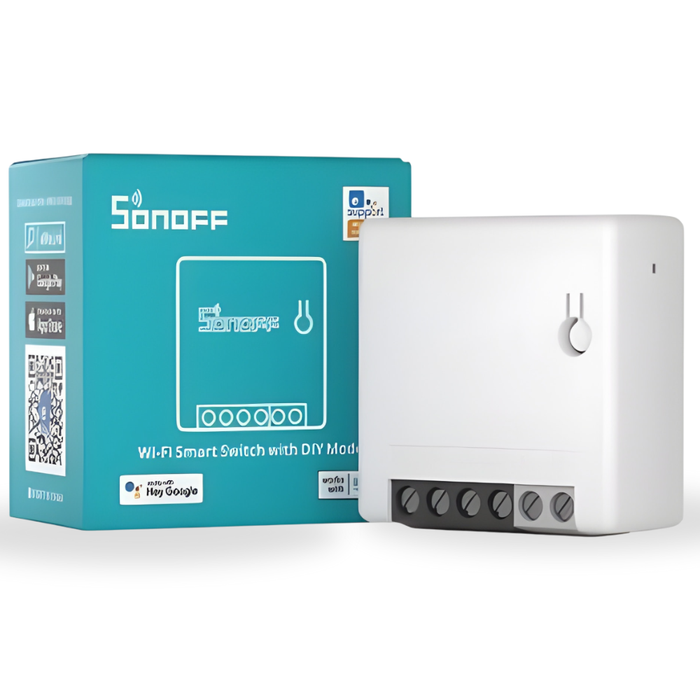 مفتاح SONOFF MINIR2 الذكي مع تحكم Wi-Fi وأتمتة عبر تطبيق eWeLink من sonoff