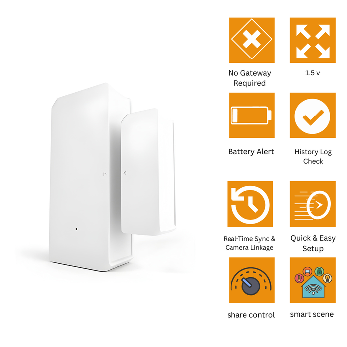 حساس باب ونافذة لاسلكي SONOFF DW2-WIFI | أمان ذكي ومراقبة عبر eWeLink من sonoff