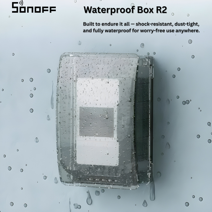 صندوق توصيل مقاوم للماء SONOFF IP66 | حماية متكاملة للأجهزة الذكية من sonoff