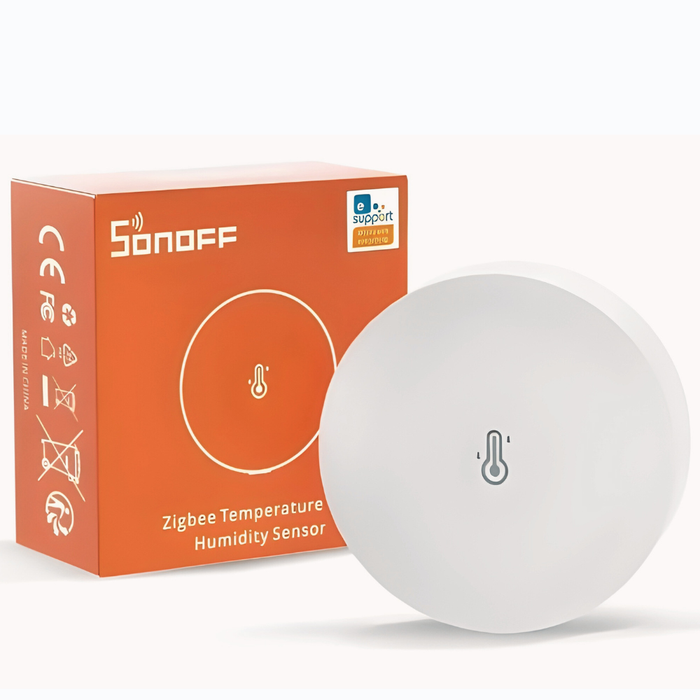 مستشعر درجة الحرارة والرطوبة SONOFF SNZB-02P مع شاشة LCD ومراقبة ذكية من sonoff
