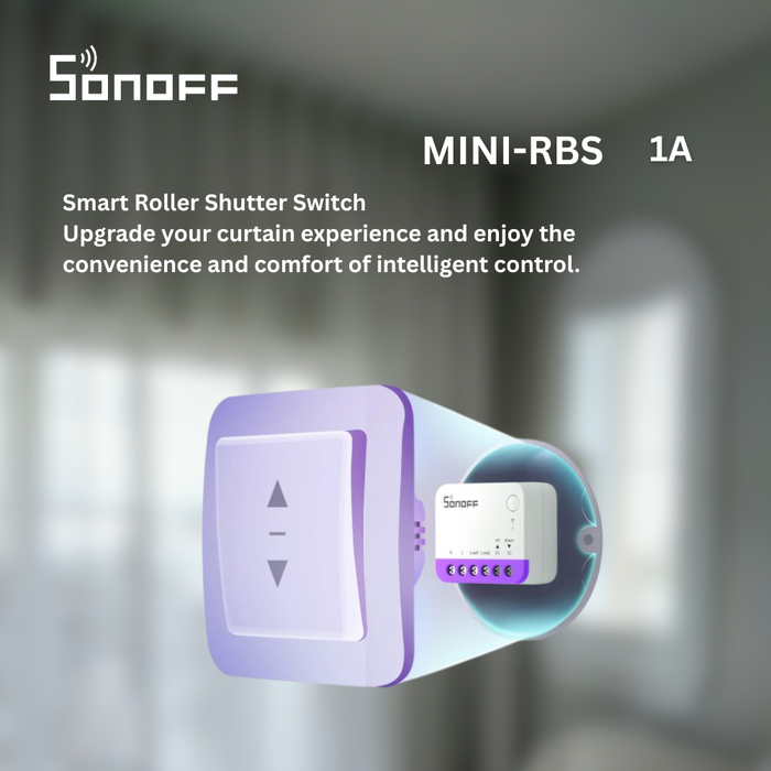 مفتاح تظليل نوافذ ذكي SONOFF MINI-RBS للتحكم في الستائر والشتر بسهولة من sonoff