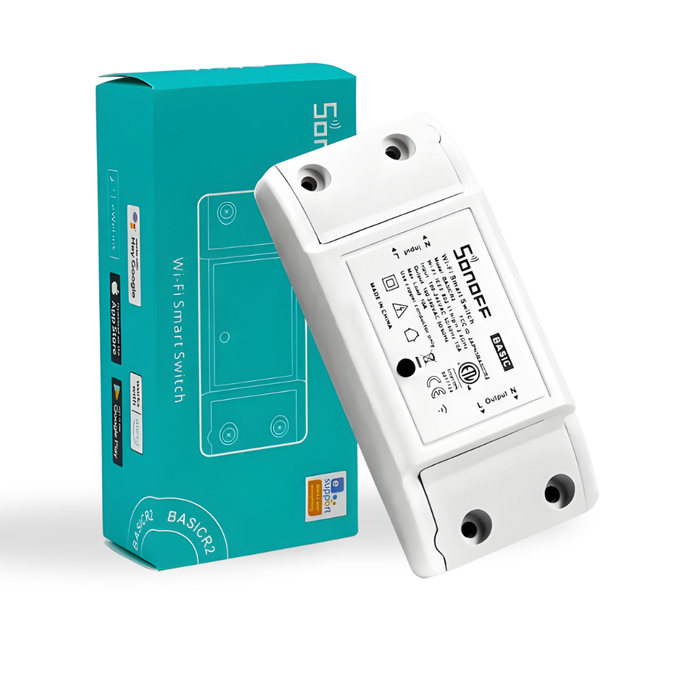 SONOFF BASICR2 مفتاح ذكي واي فاي 10 أمبير مع تحكم صوتي عبر Alexa وGoogle