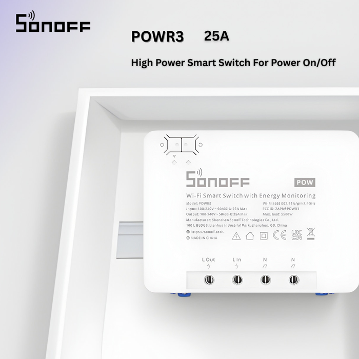 SONOFF POWR3 High Power Smart Switch