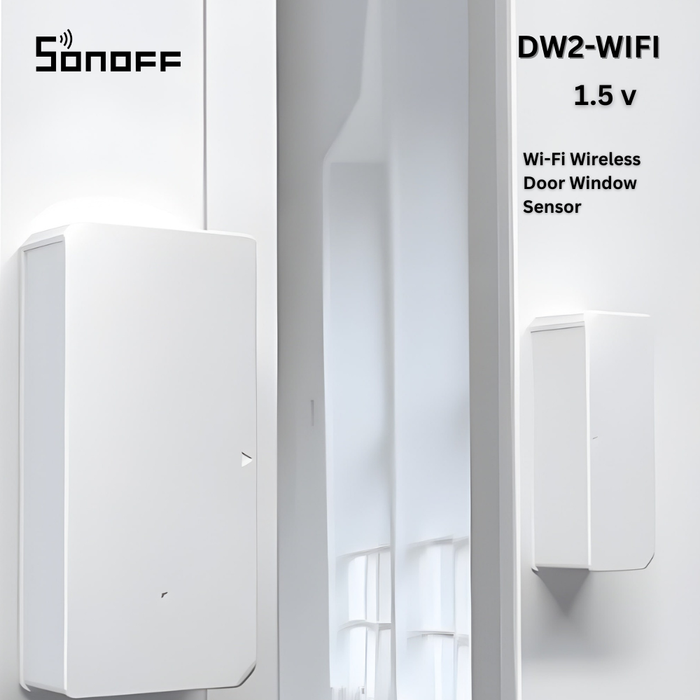 حساس باب ونافذة لاسلكي SONOFF DW2-WIFI | أمان ذكي ومراقبة عبر eWeLink من sonoff