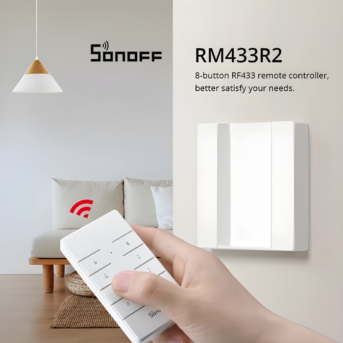 ريموت كنترول تحكم لاسلكي مخصص لأجهزة SONOFF بنقرة واحدة من