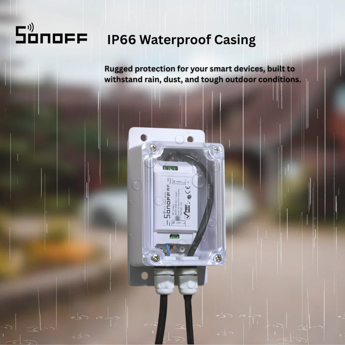 صندوق تقاطع ماء سونوف IP66 لحماية المفاتيح الذكية في الظروف الخارجية من sonoff