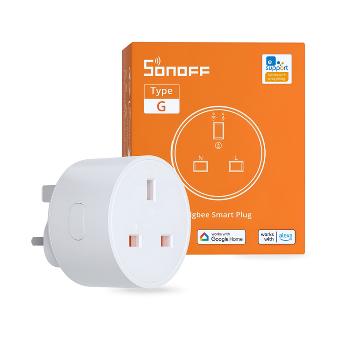 مقبس ذكي من سونوف E27 13A بتقنية Zigbee مع تحكم عن بُعد ومراقبة الطاقة من sonoff