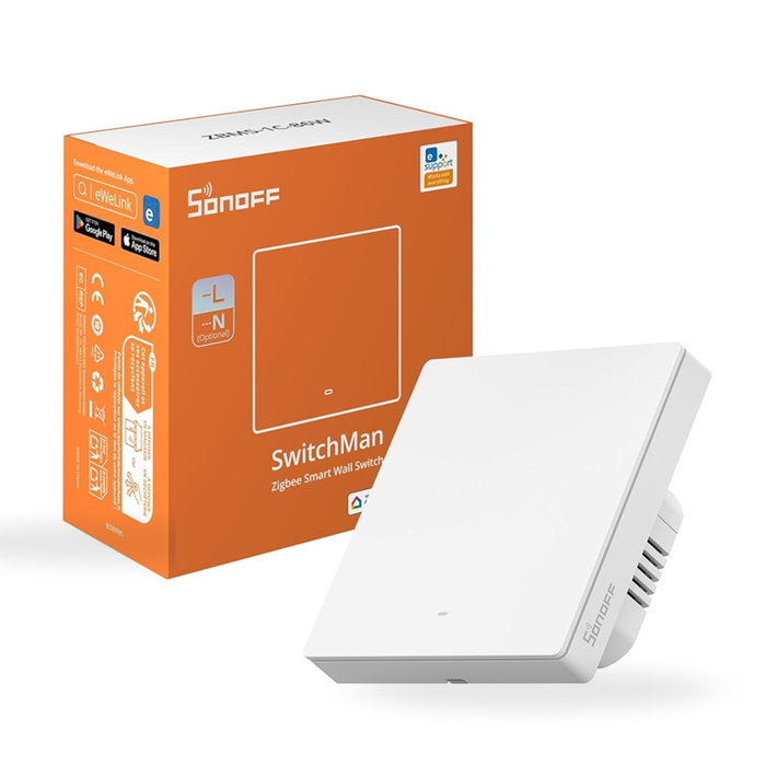 مفتاح جدار ذكي من سونوف بتقنية Zigbee 3.0 لتحكم ذكي في الإضاءة من sonoff