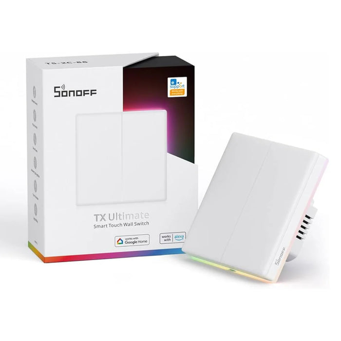 مفتاح لمسية ذكي Wi-Fi من SONOFF T5 Ultimate | تحكم كامل وأتمتة منزلية من sonoff