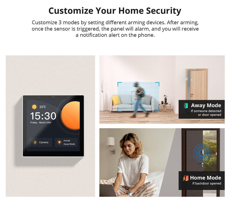 لوحة التحكم المنزلية الذكية NSPanel Pro بتقنية Zigbee و Wi-Fi المتميزة