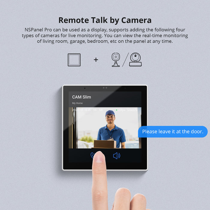 لوحة التحكم المنزلية الذكية NSPanel Pro بتقنية Zigbee و Wi-Fi المتميزة
