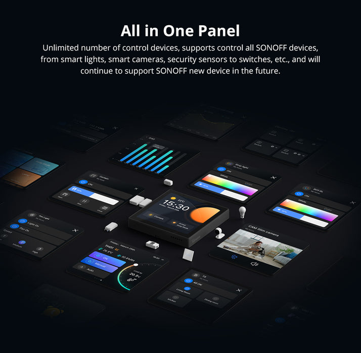 لوحة التحكم المنزلية الذكية NSPanel Pro بتقنية Zigbee و Wi-Fi المتميزة