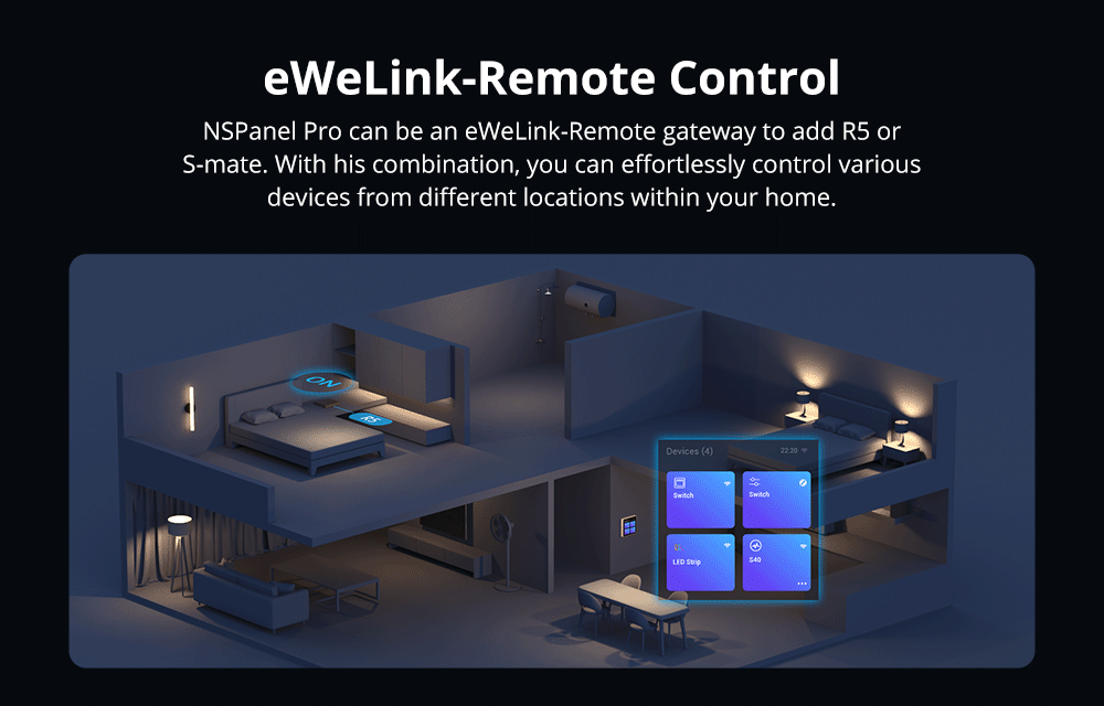 لوحة التحكم المنزلية الذكية NSPanel Pro بتقنية Zigbee و Wi-Fi المتميزة