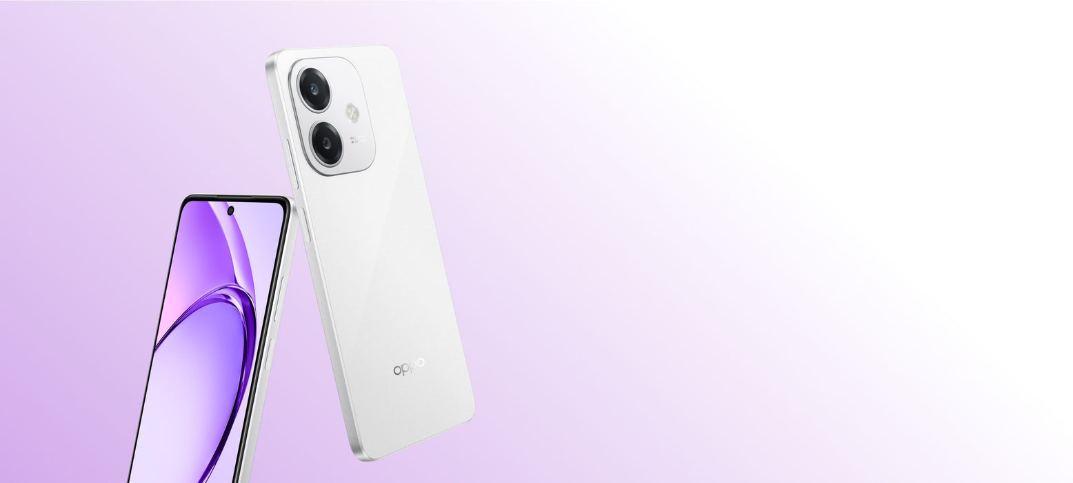 هاتف أوبو A3 بذاكرة رام 6 جيجابايت، تخزين 128 جيجابايت، وبطارية 5100 مللي أمبير - أبيض