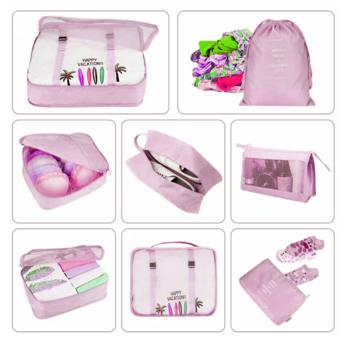 طقم منظمات حقائب سفر 8 قطع