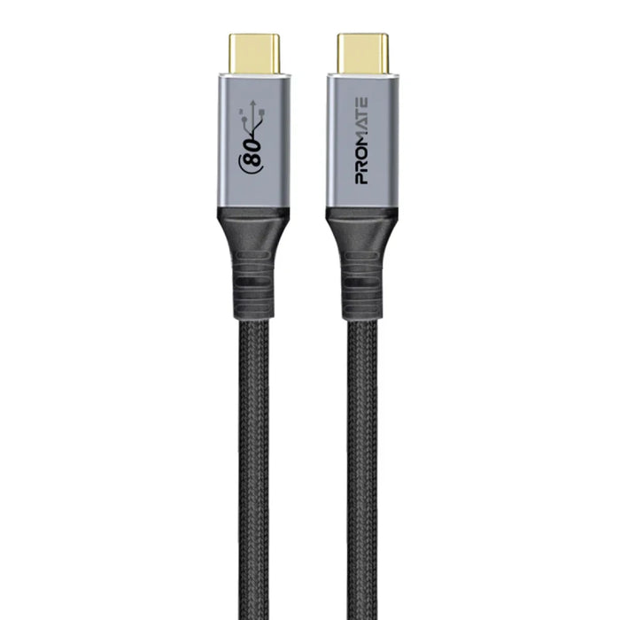 كابل USB4 احترافي بسرعة 80 جيجا وبقوة 240 واط مع دعم فيديو 8K من PROMATE