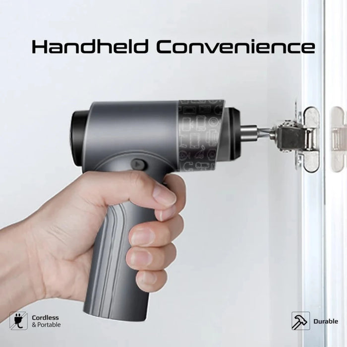 مجموعة مفك كهربائي لاسلكي رأس من فولاذ S2 وحقيبة تخزين من PROMATE