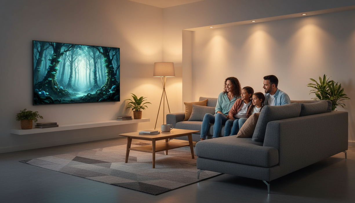 لفزيون سامسونج الذكي LED 75 بوصة Crystal 4K بنظام Tizen (طراز 2025)