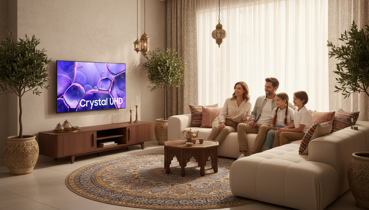 تلفزيون ذكي Crystal UHD 4K طراز  حجم 55 بوصة