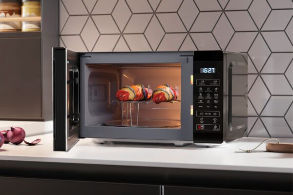 فرن مايكروويف شارب 25 لتر مع شواية اسود