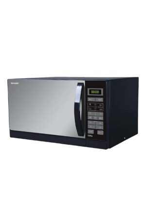 فرن مايكروويف شارب 25 لتر مع شواية - فضي