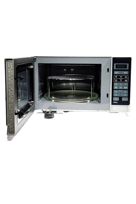 فرن مايكروويف شارب 25 لتر مع شواية - فضي