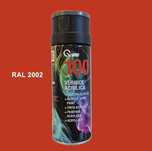 سبريه دهان اكرليك احمر مط ايطالي VMD100 ARANCIO SANGUE RAL2002