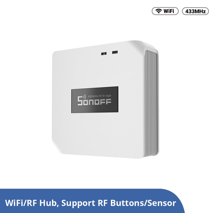 جسر RF BridgeR2 الذكي 433MHZ للتحكم بأجهزة RF عبر WiFi من sonoff
