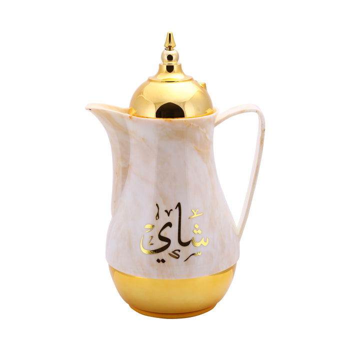 طقم دلة قهوة وشاي رويال فورد مزدوج الجدار 1 لتر حافظ حراري